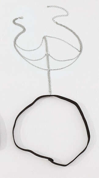 Layered Leg Chain In Silver - Picture 3 of 5